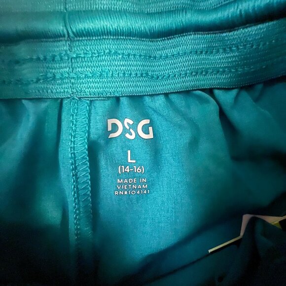 DSG Boys‎ Athletic Fit Shorts, Teal, Large - Picture 6 of 9